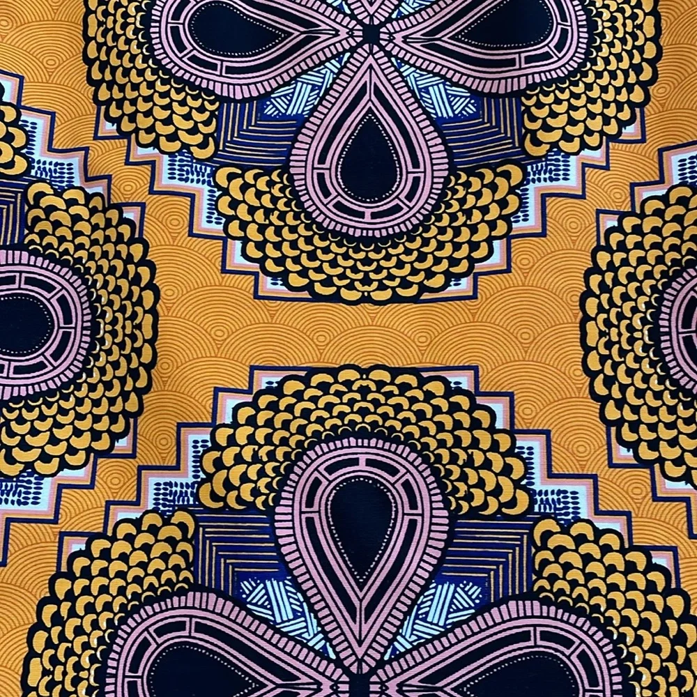 Maeve Orange and Black Patterned Skirt - Picture 2 of 6